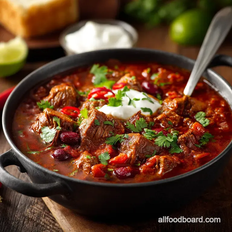 The Ultimate SlowSimmered Smokehouse Chili con Carne