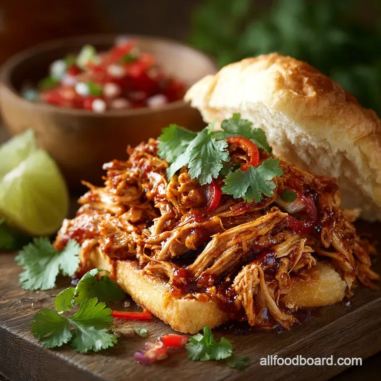 The Ultimate Crock Pot Smoky Pulled Chicken Your Weekday Hero presentation