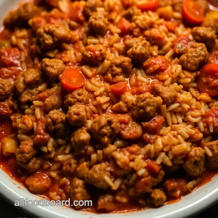 Unstuffed Pepper Casserole presentation