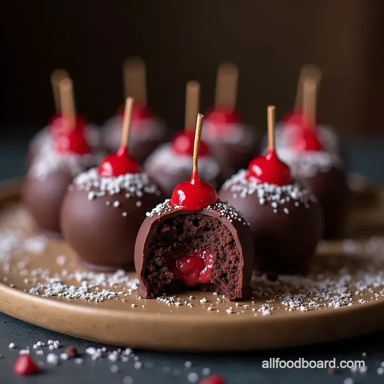 Draculas Delight Rich Chocolate Vampire Bite Cake Pops Draculas Delight Rich Chocolate Vampire Bite Cake Pops