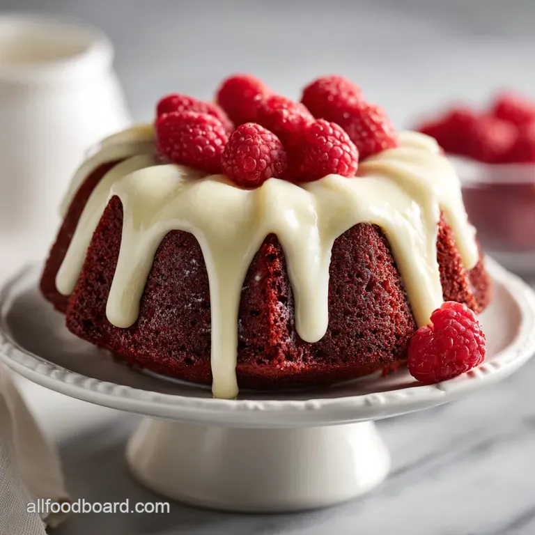 Red Velvet Bundt Cake With Cream Cheese Frosting