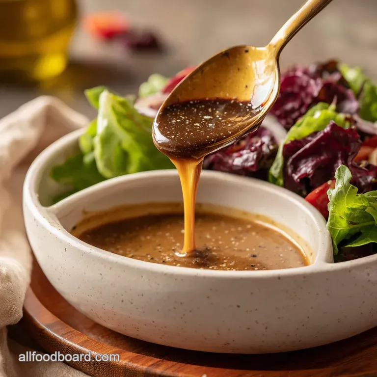 Creamy Balsamic Dressing: the Velvet Cloak Recipe presentation