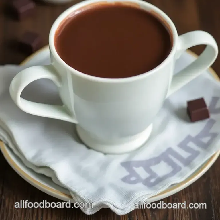 Velvety Spanish Drinking Chocolate: A Luxurious Treat presentation