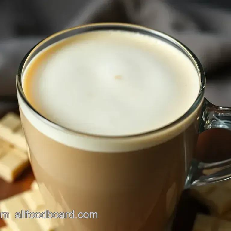 Velvety White Chocolate Latte: My Go-To Creamy Indulgence