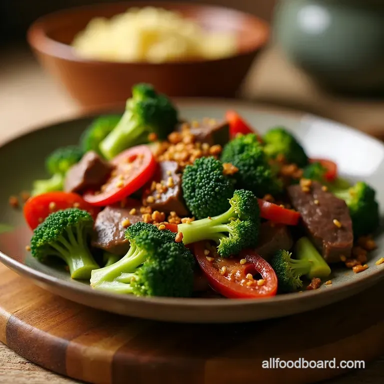 Wok This Way Classic Beef and Broccoli Stir Fry presentation