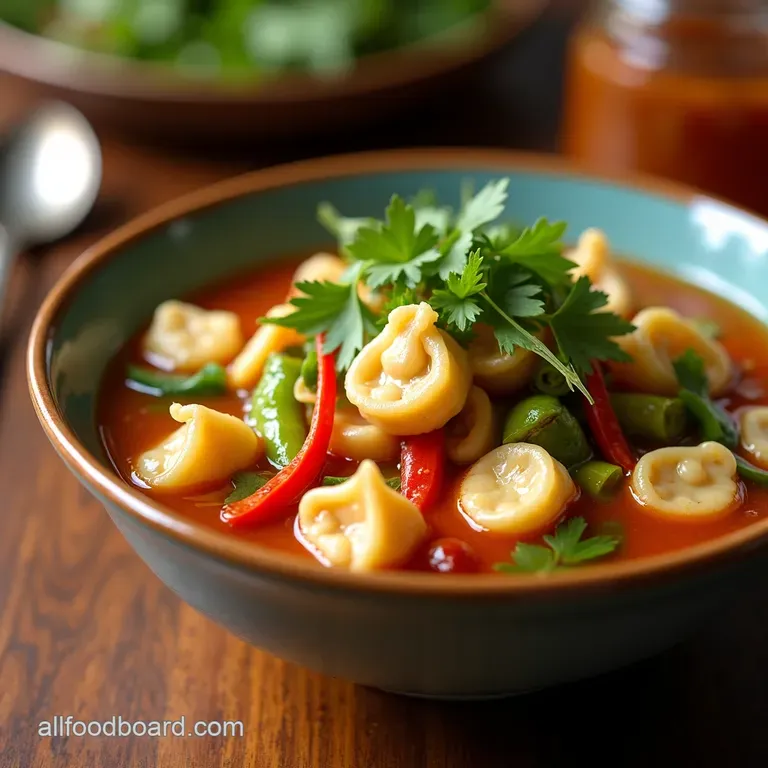 Wontonderful Vegetable Soup a Taste of China presentation