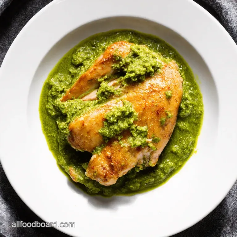 Zesty Chicken with Vibrant Green Sauce