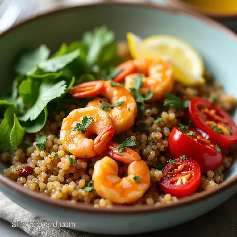 Zesty LemonChili Shrimp Quinoa Power Bowls