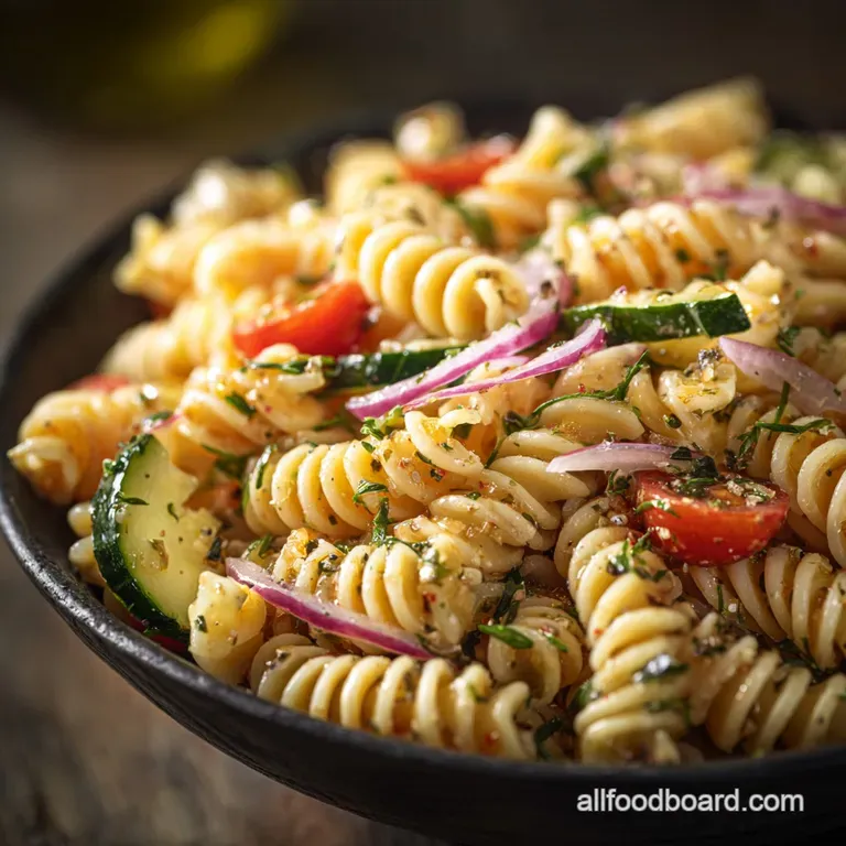 Pasta Salad The Great British Summer Picnic Recipe with Zesty Lemon Dressing