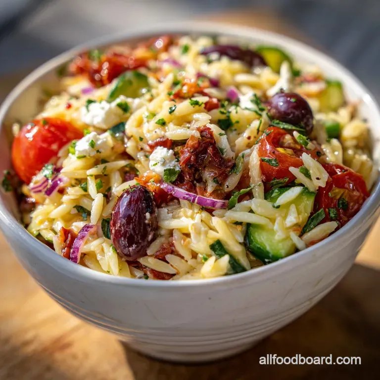 Mediterranean Orzo Salad: Picnic Perfect Zesty