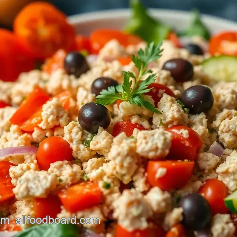 Zesty Mediterranean Tuna Salad