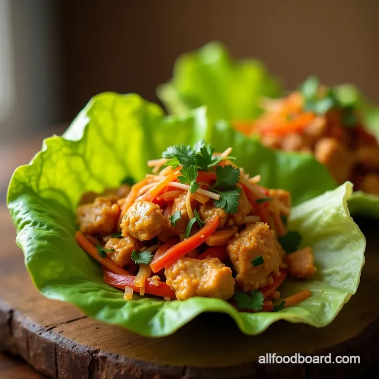 Zesty Speedy Thai Chicken Lettuce Cups Your Weeknight Passport to Southeast Asia presentation