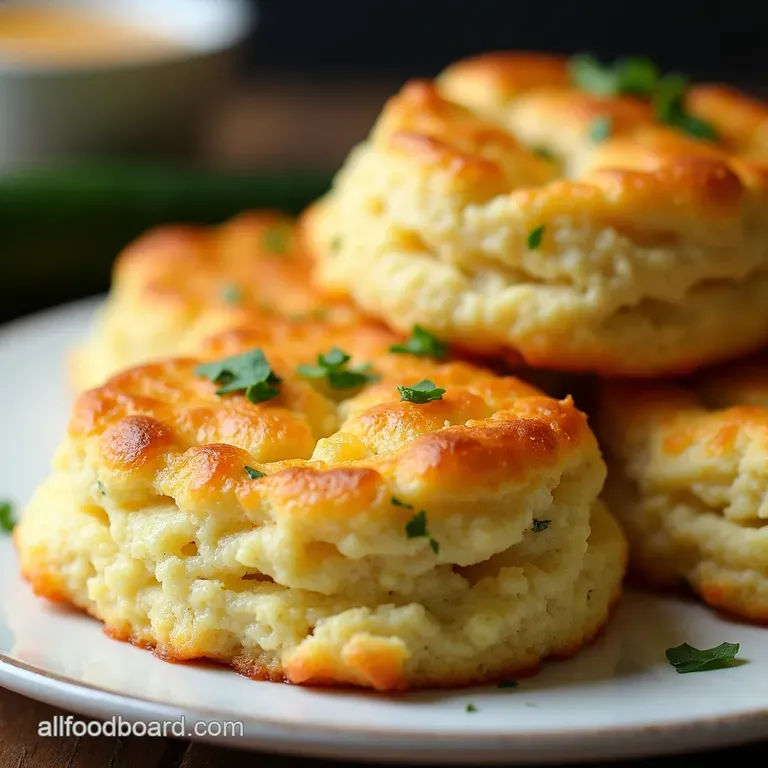 Zucchini Cheddar Biscuits