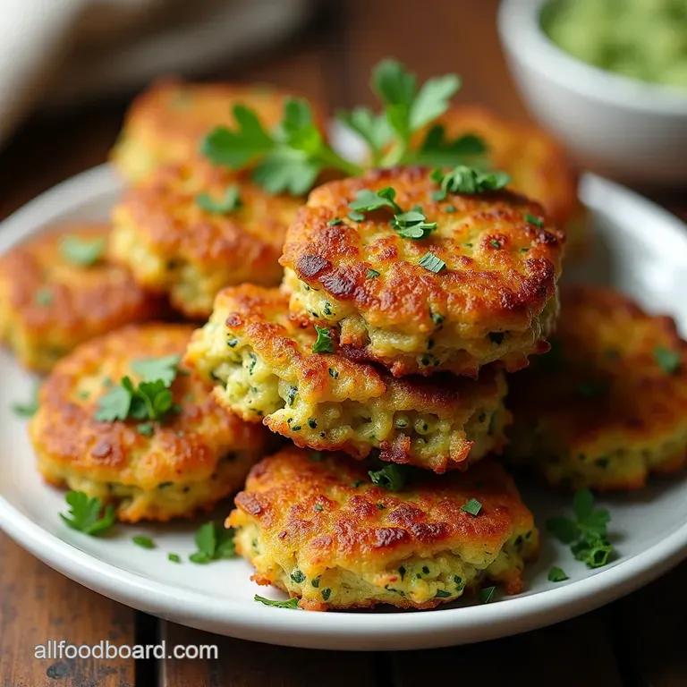 Zucchini Fritters Crispy Golden Goodness